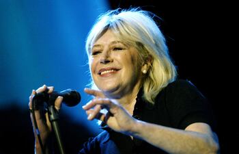 Marianne Faithfull durante un concierto en Francia, en marzo de 2007.