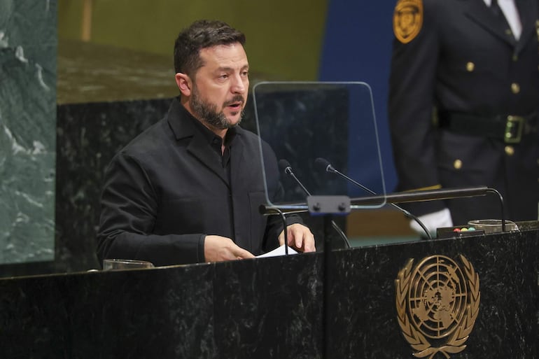 Volodimir Zelenski, presidente de Ucrania.