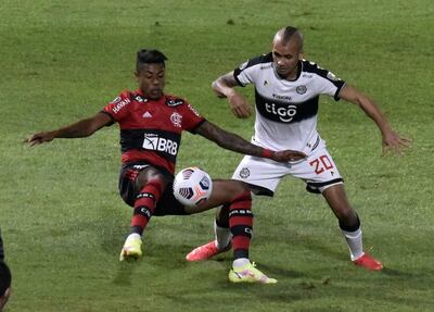 SILVIO ROJAS 11-08-2021-DEPORTES
OLIMPIA VS FLAMENGO, CUARTOS  DE FINAL DE LA COPA LIBERTADORES.