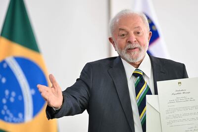 El presidente de Brasil, Lula da Silva, propondrá en Dubái la creación de un fondo internacional para la preservación de los bosques. (AFP)