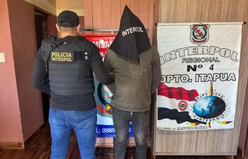 Interpol detiene en Itapúa a hombre con notificación roja requerido en Argentina por abuso sexual.