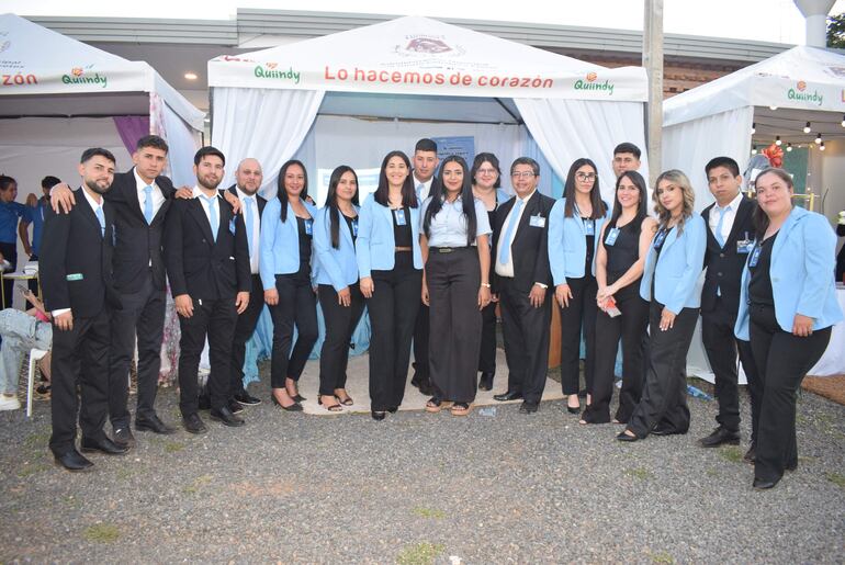 Los alumnos del cuarto curso de  la carrera de Administración de Empresas quedaron en el primer puesto.