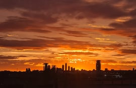 Amanecer en Asunción.