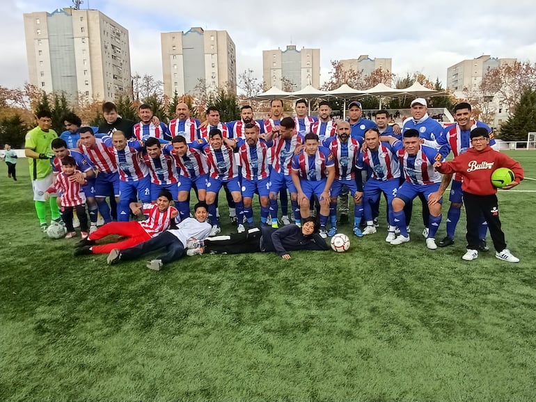 El tricampeón posando en Madrid.