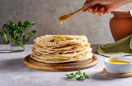 Chapati, pan de la india.