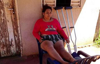 Perla Ferreira (31), víctima de accidente de tránsito.