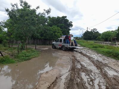 Imagen ilustrativa: caminos intransitables tras las lluvias.