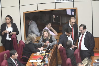 Bancada cartista del senado, junto a satélites y colorados disidentes aprobaron la ley de hambre cero.