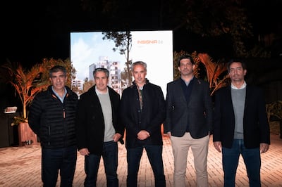 Christian Daud, Luis y Rafael Angulo junto con Pablo Barquinero y Rodrigo Díaz de Vivar.