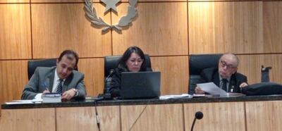 El Tribunal de Sentencia que se encargó del juzgamiento del abusador infantil.