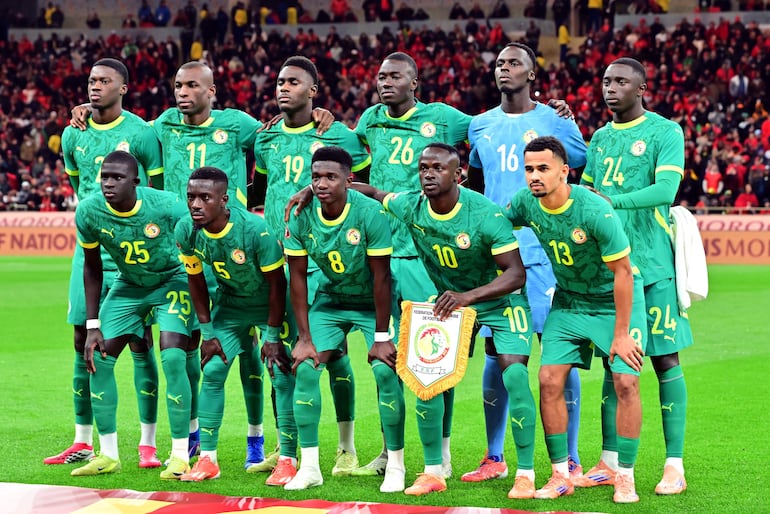 El equipo de Senegal.