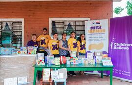 Mitã Arandu entregó gran cantidad de materiales didácticos.