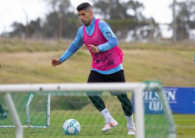 Suárez se sumó este día a la Celeste.