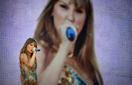Taylor Swift durante un concierto en Decines-Charpieu, Francia, el pasado 2 de junio.