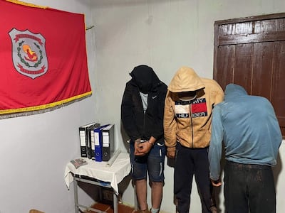 Los tres presuntos abigeos quedaron detenidos en la comisaría jurisdiccional a cargo de la Fiscalía.