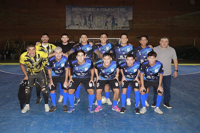 Plantel de Fomento de Barrio Obrero, que cayó en su debut, contra 12 de Junio.