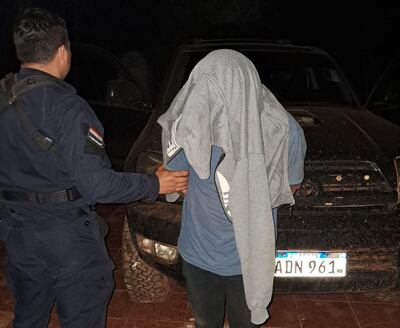 Juan Colmán Mendoza, encargado del establecimiento allanado.