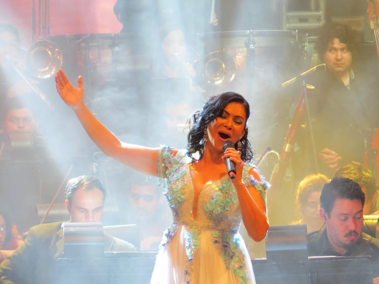 Mirta Noemí Talavera, una de las artistas que actuarán en la Gran Noche Central del Festival del Lago Ypacaraí.