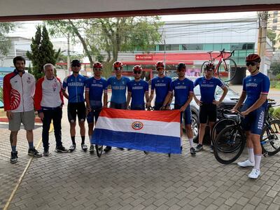 La delegación nacional de ciclistas, lista para el desafío Panamericano en Brasil.