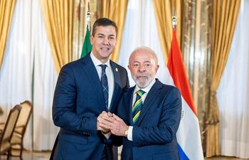 Santiago peña y Lula Da Silva