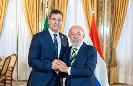 Santiago peña y Lula Da Silva