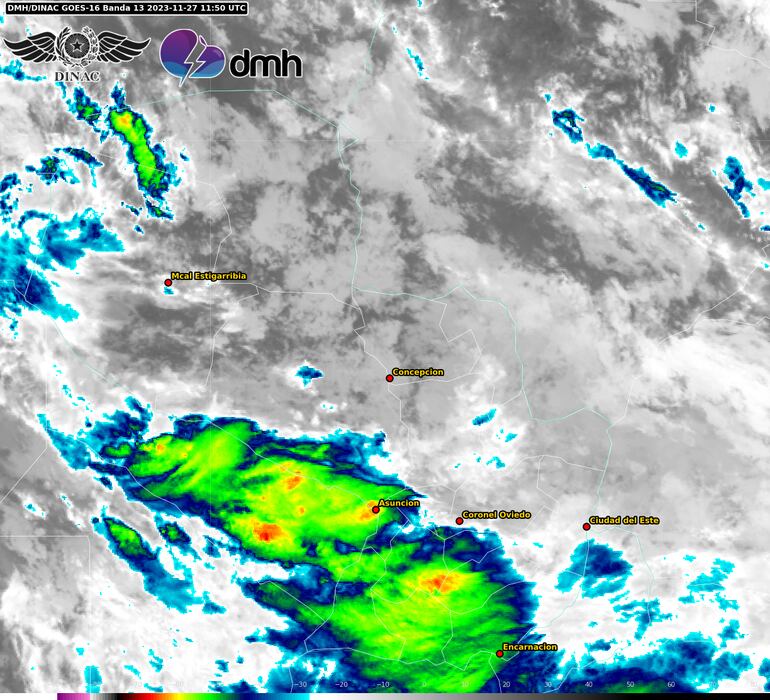 Imagen satelital de Meteorología.