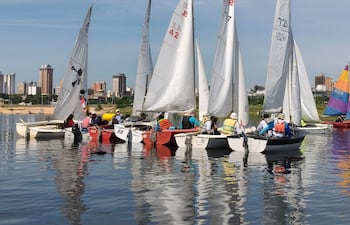 Todo preparado para la cita con la Patria, con la realización del Desfile Náutico en la Bahía de Asunción, propiciada por El Mbiguá.