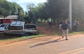 Lugar donde fueron encontradas las victimas del doble homicidio.