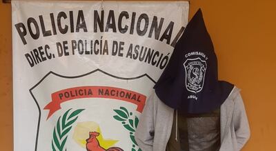 Arnaldo Gabriel Cabrera Aquino, de 20 años, fue detenido por segunda vez por el mismo hecho.