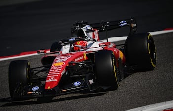 Charles Leclerc, de Ferrari, destacó hoy en Sakhir.