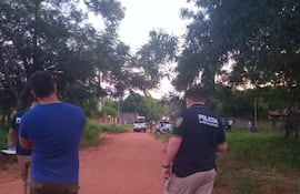 La Policía llegó al lugar donde se produjeron los disparos contra Junior Castro, quien posteriormente perdió la vida.