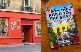 Registro policial en la librería Violette and Co de París por un libro infantil sobre Palestina