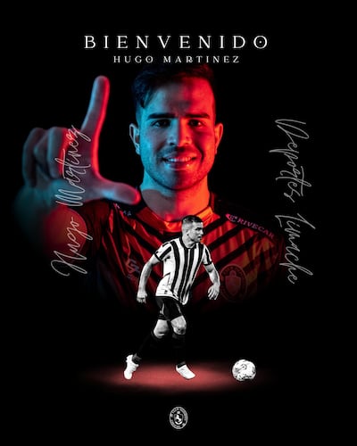 Con esta imagen, el mediocampista paraguayo, Hugo Martínez fue presentado oficialmente en el Deportes Limache,que compite en la máxima categoría del balompié chileno.