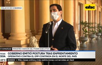 El embajador Federico González, vocero de la Presidencia de la República.