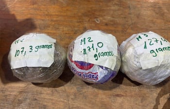 py
Los paquetes fueron verificados por agentes de Antinartcóticos.