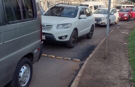 El tránsito fronterizo se volvió más lento con la instalación de nuevos reductores de velocidad.