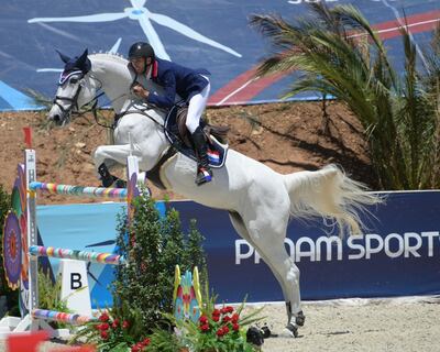 Martín Vera Caballero del Club Hípico está entre los jinetes que competirá en la categoría 1.10 m, montando a Della Cornet.