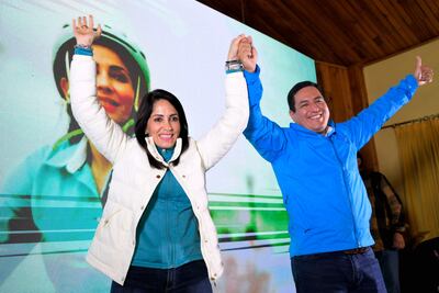 Con más del 50 % de votos escrutados, Luisa González y Daniel Noboa van a segunda vuelta