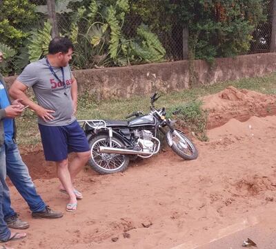 Octogenario muerte tras ser atropellado por una motocicleta en Ypané.