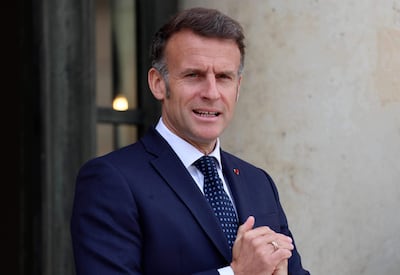 Emmanuel Macron, presidente de Francia.