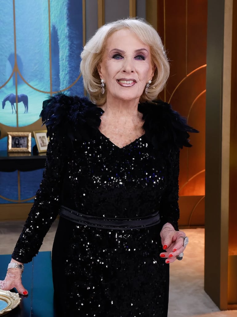 La icónica Mirtha Legrand en su programa del sábado 22 de agosto pasado. (Instagram/Mirtha Legrand)