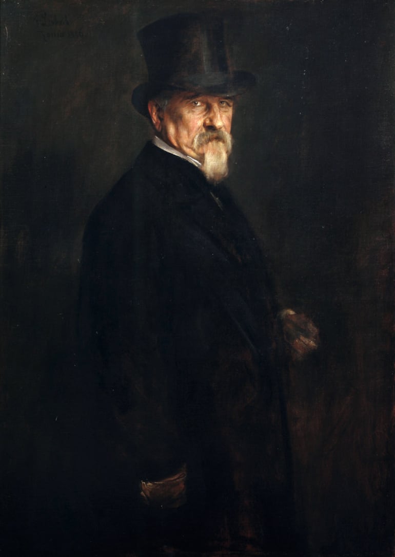 Retrato de Giovanni Morelli por Franz von Lenbach, 1886