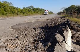 En esta condición se encuentra la ruta que une San Juan de Ñeembucú con Pilar.