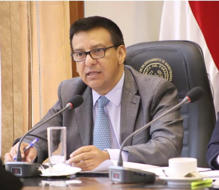 El diputado Ramón Romero Roa (ANR, Añetete) votó en contra de la suspensión de Amarilla.