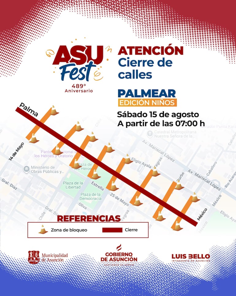Los bloqueos sobre la calle Palma se extenderán por todo el microcentro.