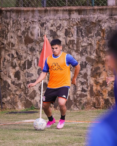 Teodoro Sebastián Arce (25 años), figura ofensiva del General Caballero de Juan León Mallorquín.