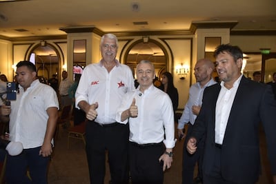 Arnoldo Wiens acompañó la inscripción de la precandidatura de Daniel Centurión, quien busca ser intendente de Asunción