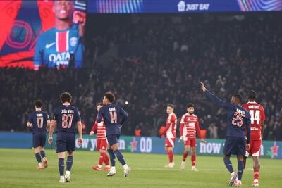 Paris Saint Germain goleó al Brest
