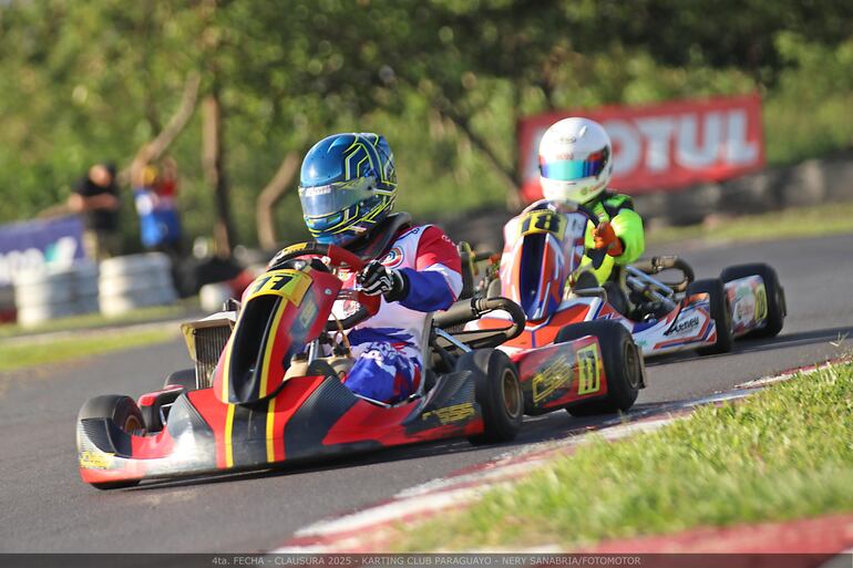 En la Rotax Junior Max, Iván Benítez Bejarano fue el vencedor tras la jornada de ayer.