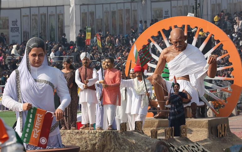 Desfile por el Día de la Independencia de India. 